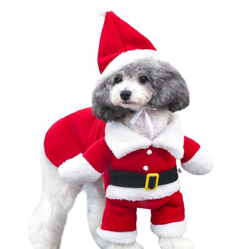 Pet Christmas Standing Decoration Costume