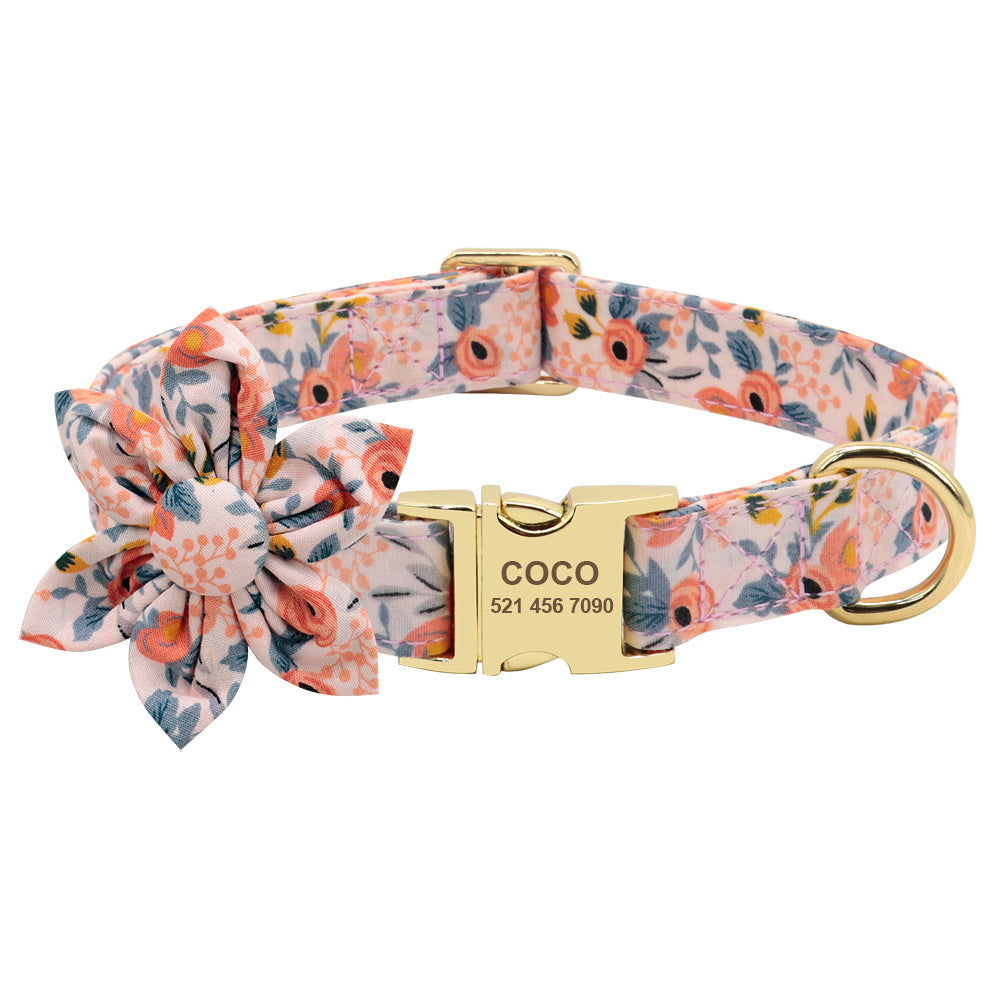 Stylish Metal Buckle Dog Collar