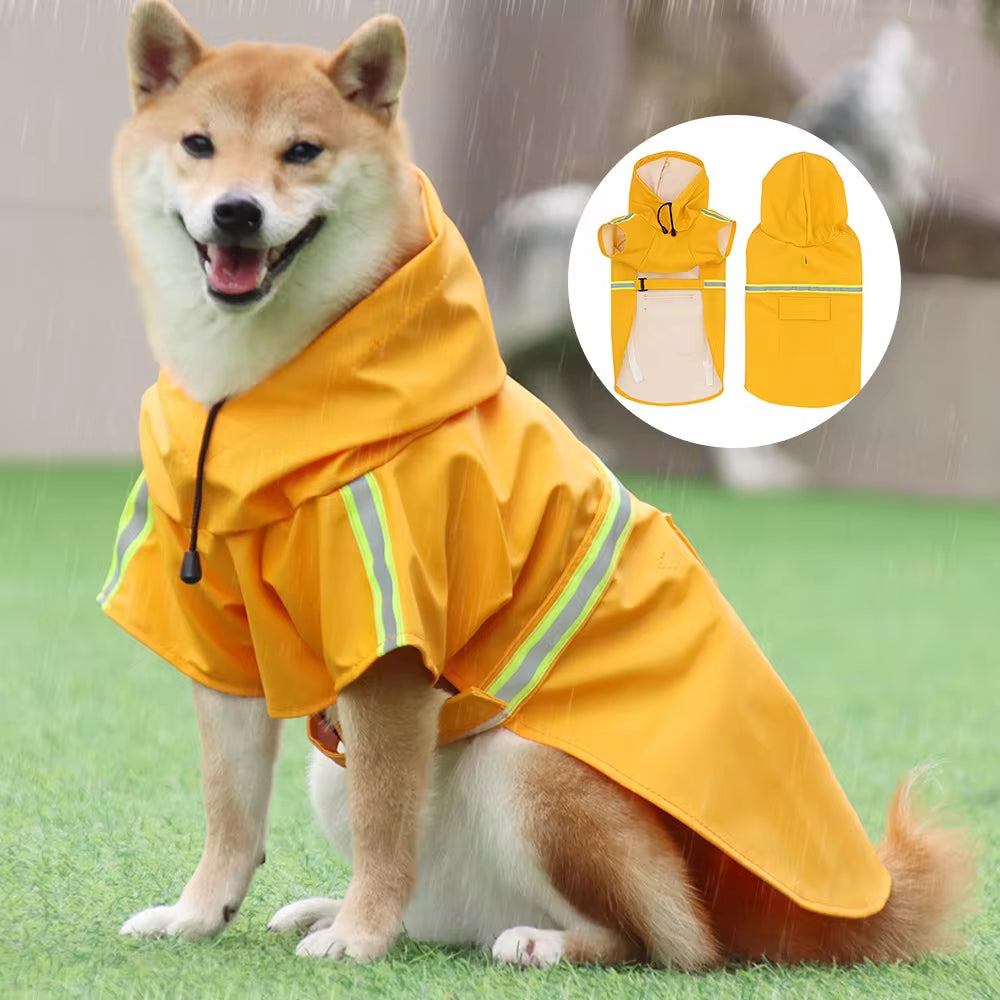 Pet Poncho Dog Raincoats – Waterproof and Reflective