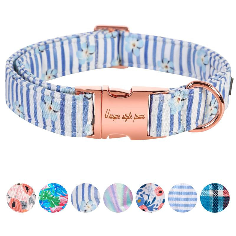 "Stylish Metal Buckle Dog Collar – Perfect Gift For Dogs (Boys & Girls)"