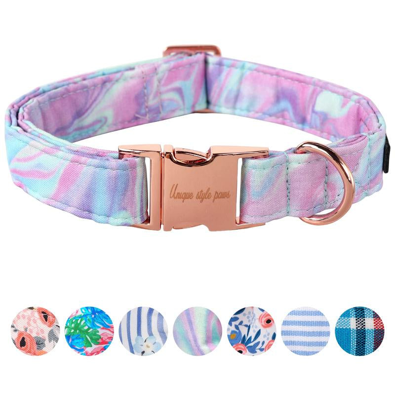 "Stylish Metal Buckle Dog Collar – Perfect Gift For Dogs (Boys & Girls)"