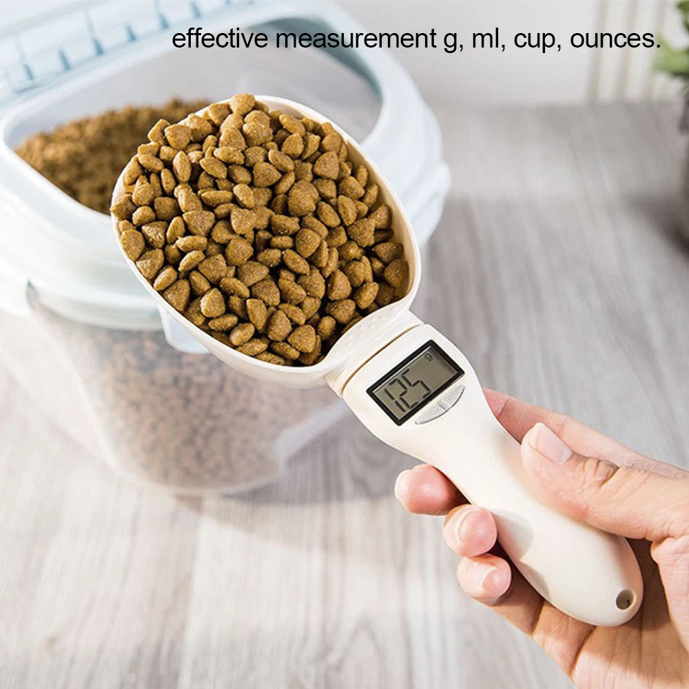 Digital Pet Food Measuring Scoop with LED Display